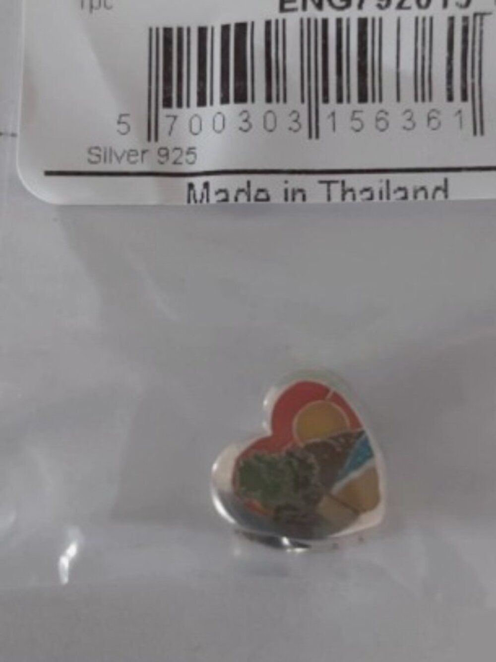 AUTH PANDORA Sterling Silver doubled-sided California Scenery Charm ENG792015_88 - Picture 13 of 14